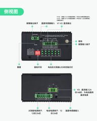 工业级内置MPPT太阳能充电控制器的二层管理型太阳能PoE交换机