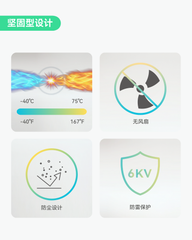工业级万兆光纤POE+交换机，支持将10GBASE-X SFP+转换为10G/2.5G/千兆以太网