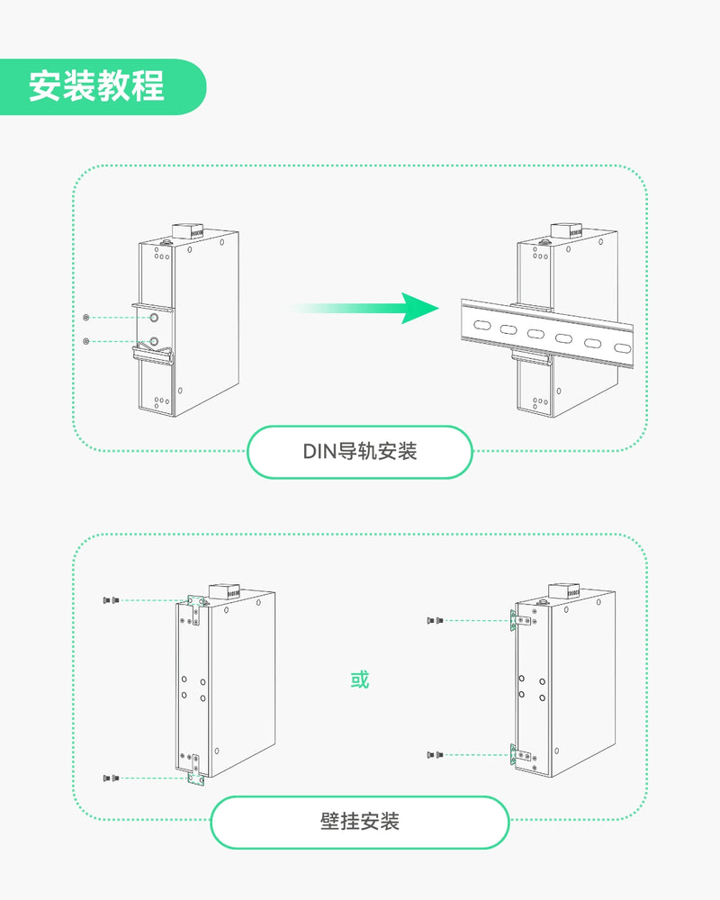 12口L2+云管理型PoE交换机，支持DC8~57V宽压输入及升压功能
