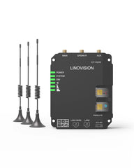 工业级4G LTE Cat4蜂窝路由器，带Wi-Fi功能，双SIM卡槽，DTU网关支持RS485物联网/M2M应用