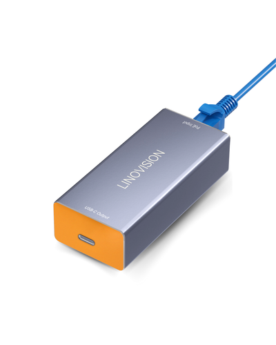 千兆60W PoE++转USB-C转换器，单线传输数据与电力