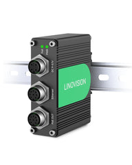工业级千兆M12接口BT90W PoE++供电器，支持9~57V直流电输入