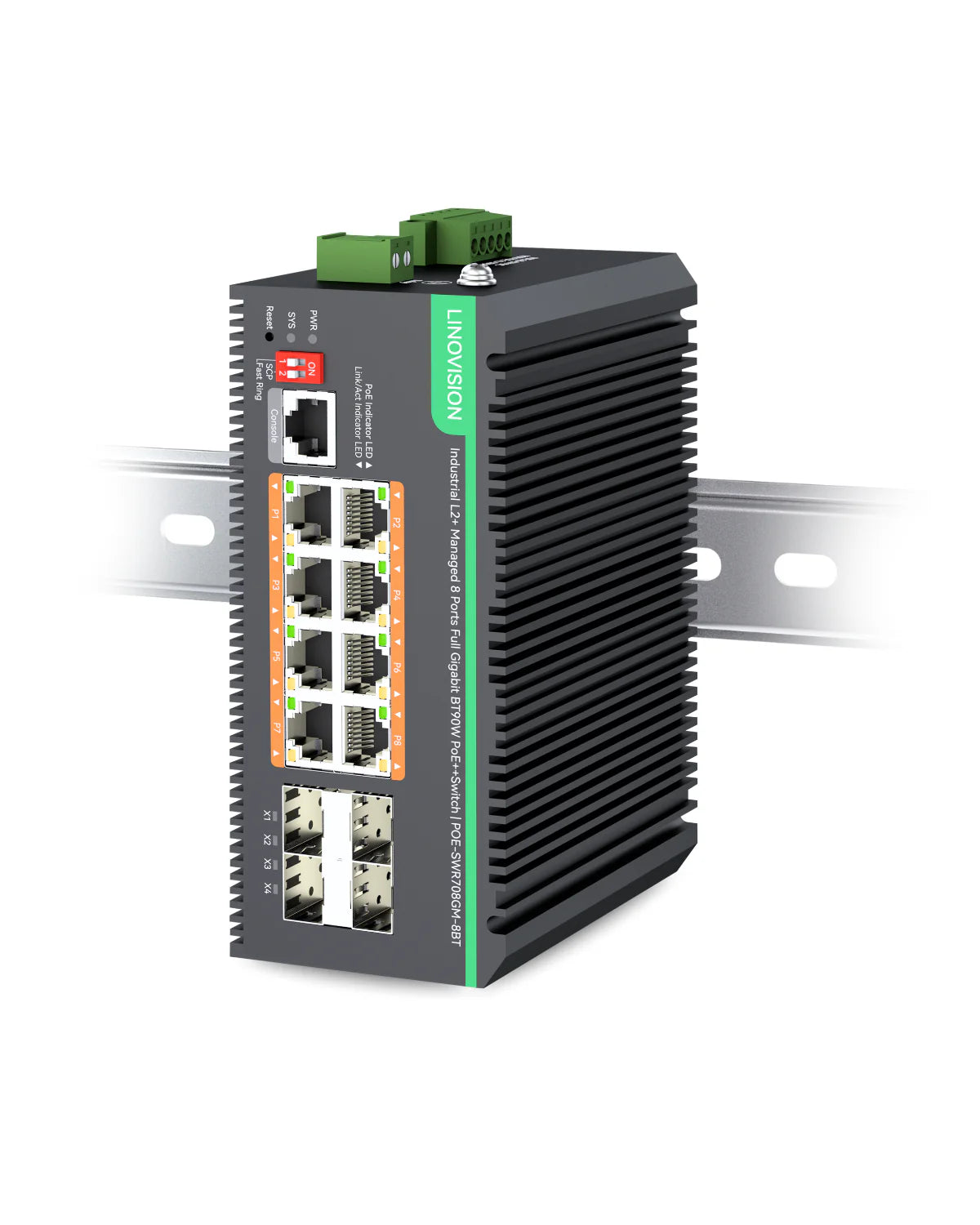 8口L2+云管理型全千兆BT PoE++交换机