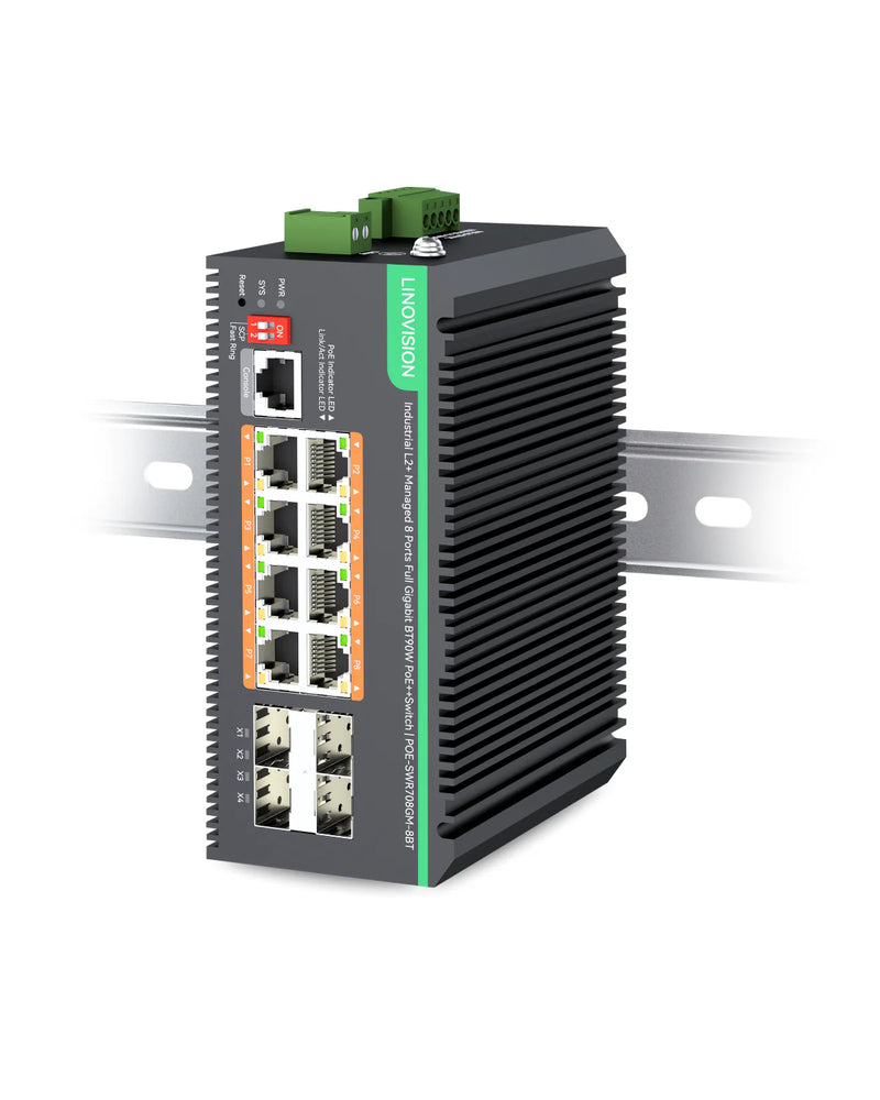 8口L2+云管理型全千兆BT PoE++交换机