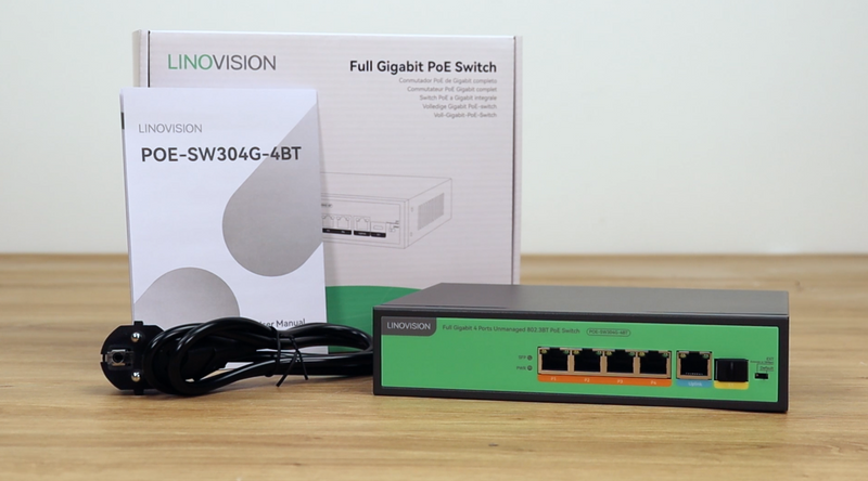 全千兆4端口非网管型96W 802.3bt PoE++交换机