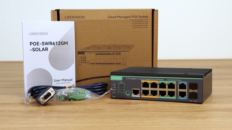 12口L2+云管理型PoE交换机，支持DC8~57V宽压输入及升压功能