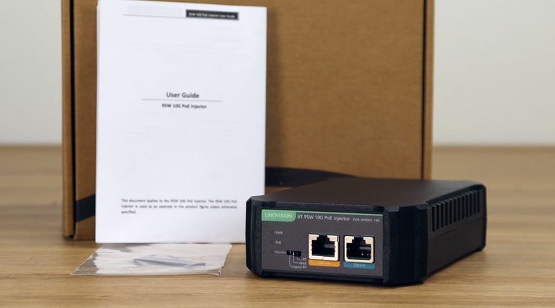 工业级10G BT 95W PoE++供电器，支持AC 100-240V输入