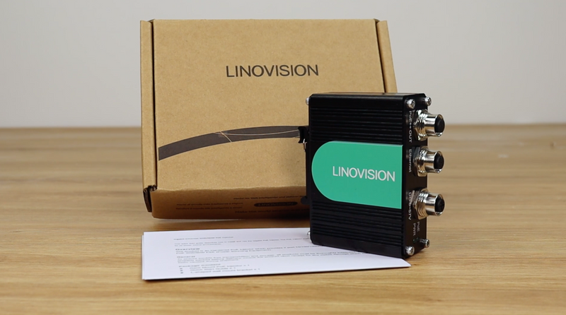 工业级千兆M12接口BT90W PoE++供电器，支持9~57V直流电输入