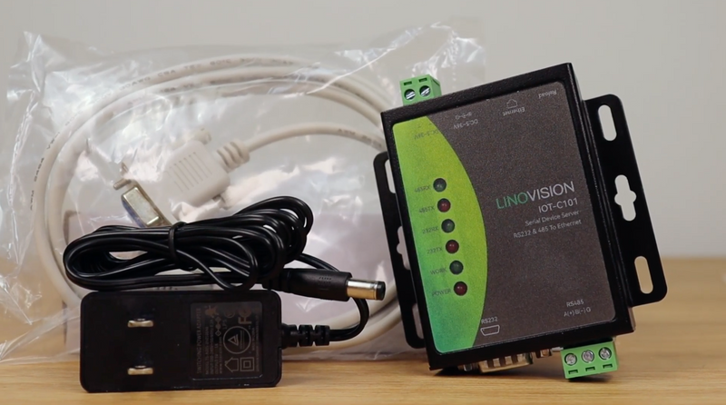 双串口服务器，RS485和RS232转以太网转换器，支持Modbus RTU/TCP协议转换