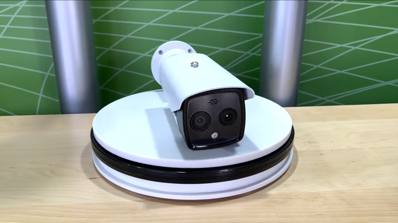 商用级太阳能供电摄像机套件，带热成像功能