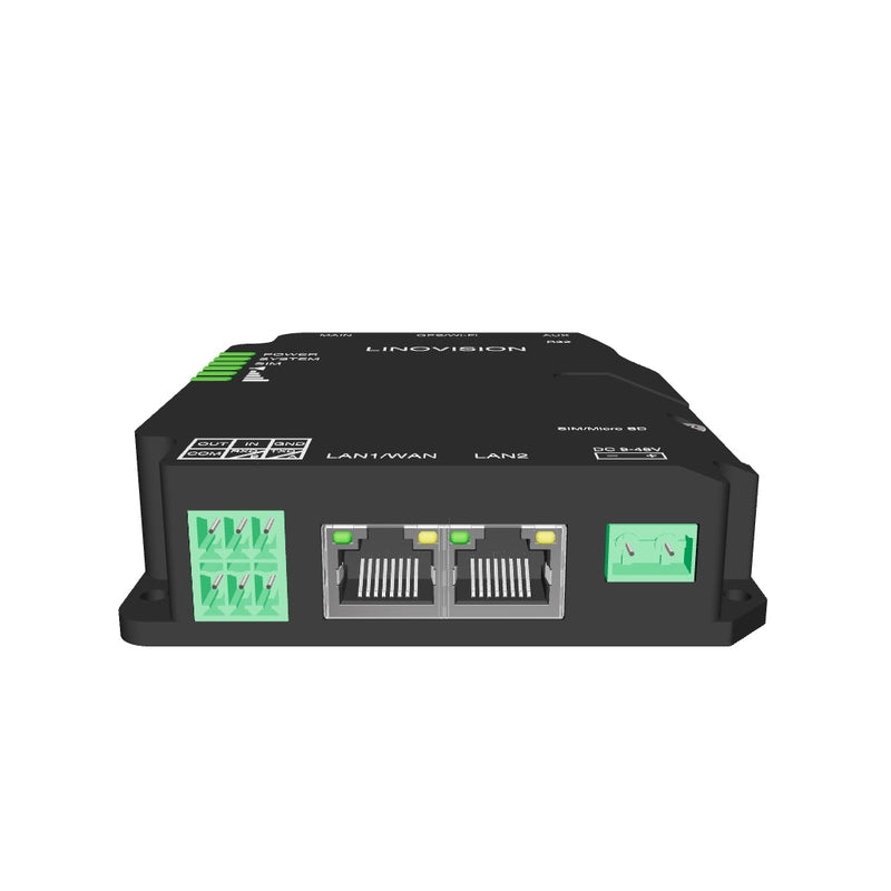 工业级4G LTE Cat4蜂窝路由器，带Wi-Fi功能，双SIM卡槽，DTU网关支持RS485物联网/M2M应用